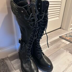 Torrid Tall Lace-Up Combat Boots — NEW